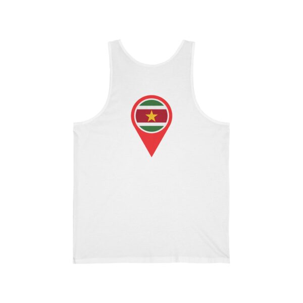 Surinamese Flag Unisex Jersey Tank – Celebrate Your Heritage in Style - Image 2