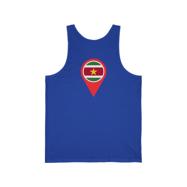 Surinamese Flag Unisex Jersey Tank – Celebrate Your Heritage in Style - Image 12