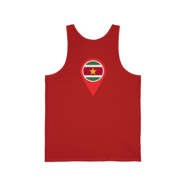 Surinamese Flag Unisex Jersey Tank – Celebrate Your Heritage in Style - Image 16