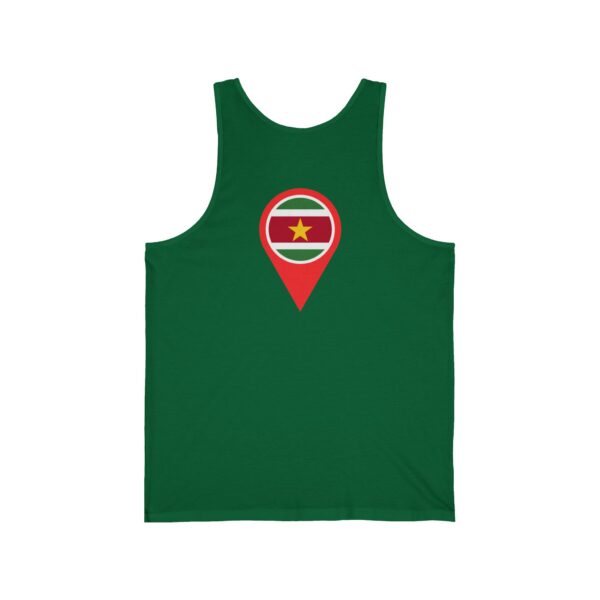 Surinamese Flag Unisex Jersey Tank – Celebrate Your Heritage in Style - Image 10