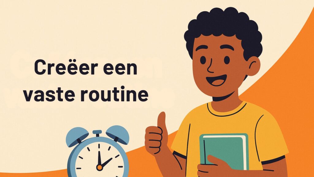 Schooltip 2. Creëer een vaste routine 