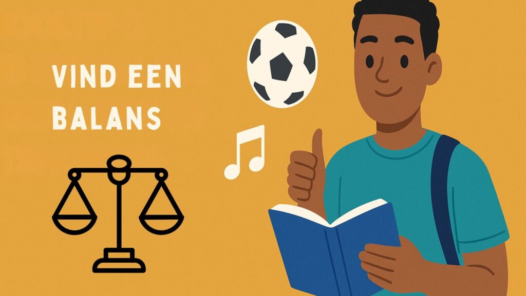 Schooltip 6. Vind een balans tussen leren en ontspanning ⚽🎶