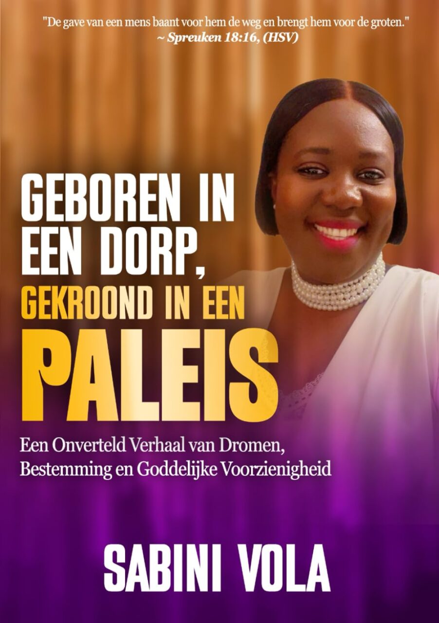 Book cover- Geboren in een dorp