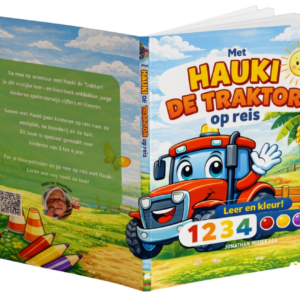 Met Hauki de Traktor op reis | Leer- en kleurboek voor kinderen (3–6 jaar)