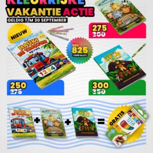Actiepakket – Kleurrijke Vakantie 🌈📚